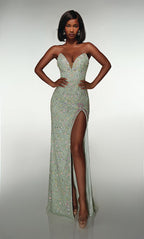 Alyce Prom Dress 61998 - Cameo Green