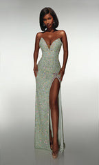 Alyce Prom Dress 61998 - Cameo Green