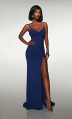 Alyce Prom Dress 62002 - Black Plum
