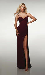 Alyce Prom Dress 62002 - Black Plum