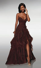 Alyce Prom Dress 62024 - Chocolate