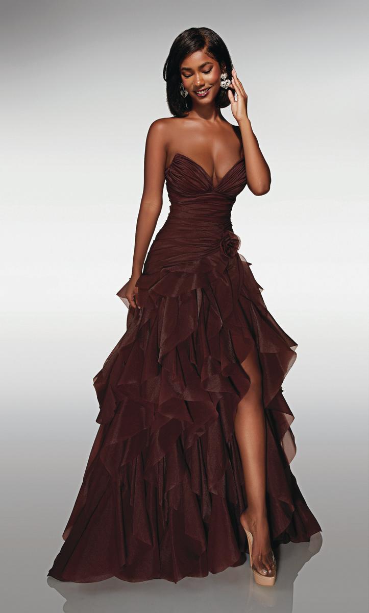 Alyce Prom Dress 62024 - Chocolate
