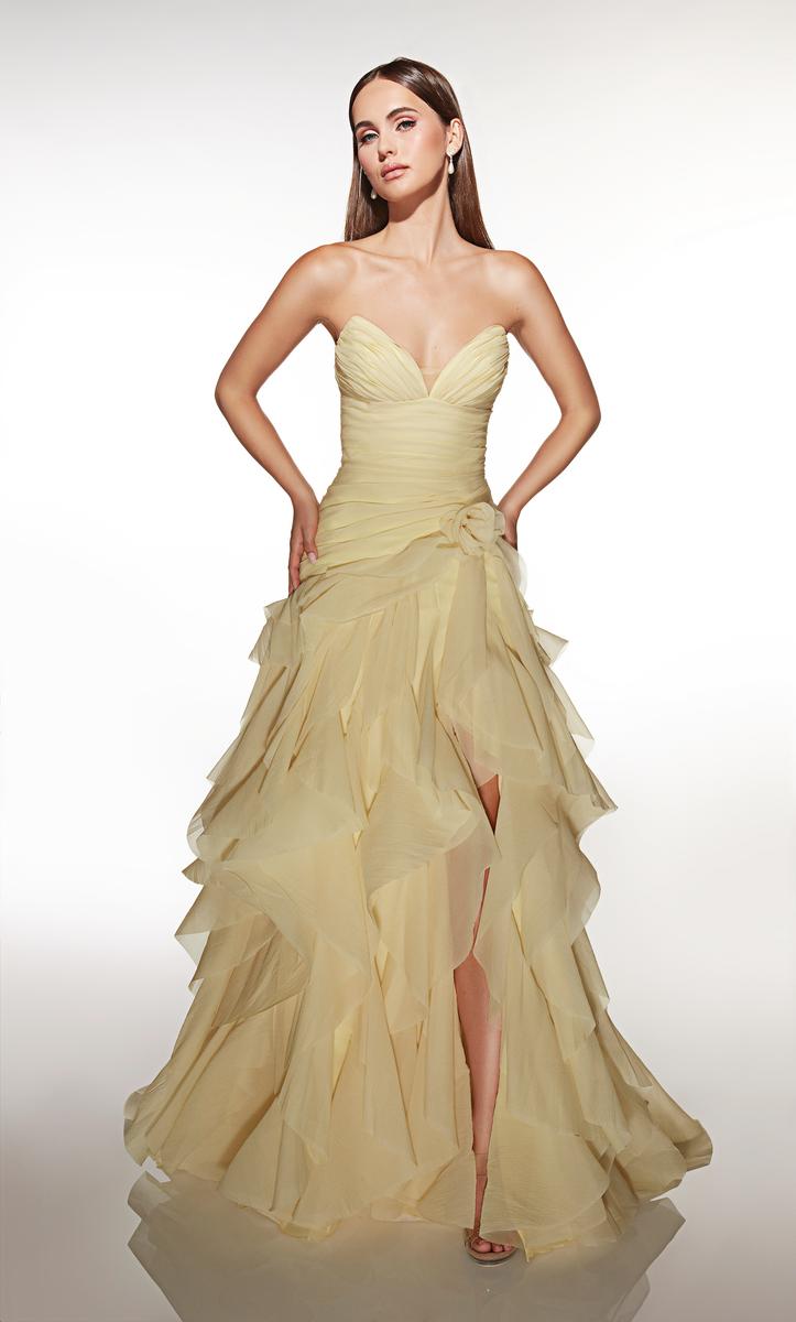 Alyce Prom Dress 62024 - Light Yellow