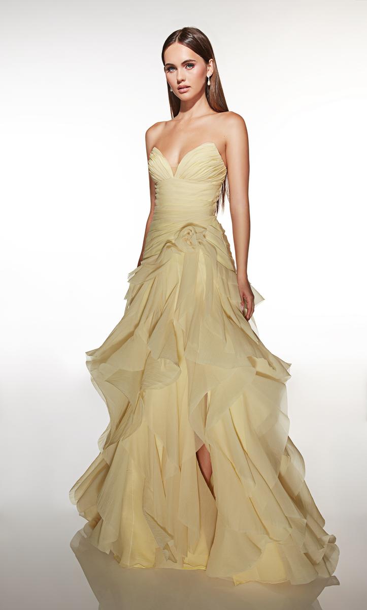 Alyce Prom Dress 62024 - Light Yellow