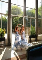 Alyce Prom Dress 62028 - Blue-White