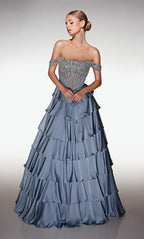 Alyce Prom Dress 62035 - French Blue