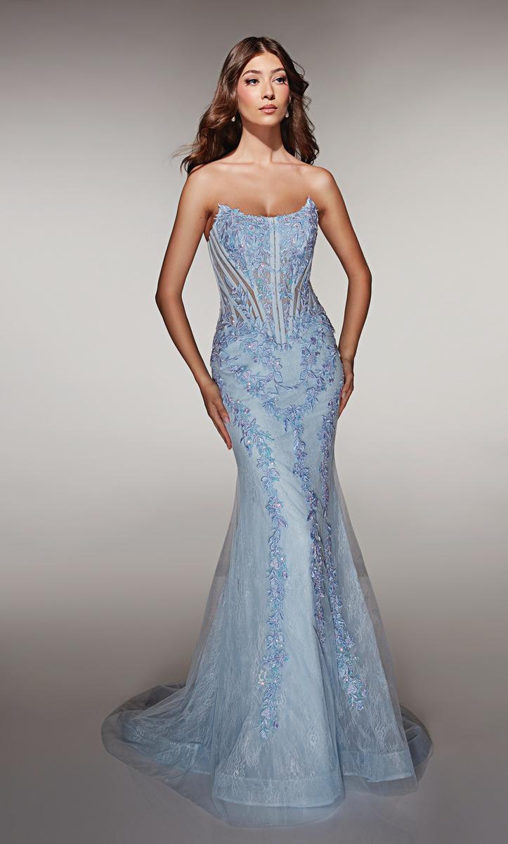 Alyce Prom Dress 62036 - Glacier Blue