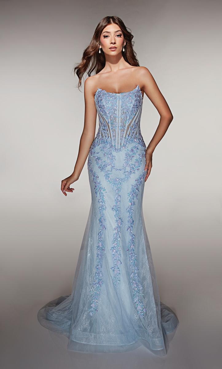 Alyce Prom Dress 62036 - Glacier Blue