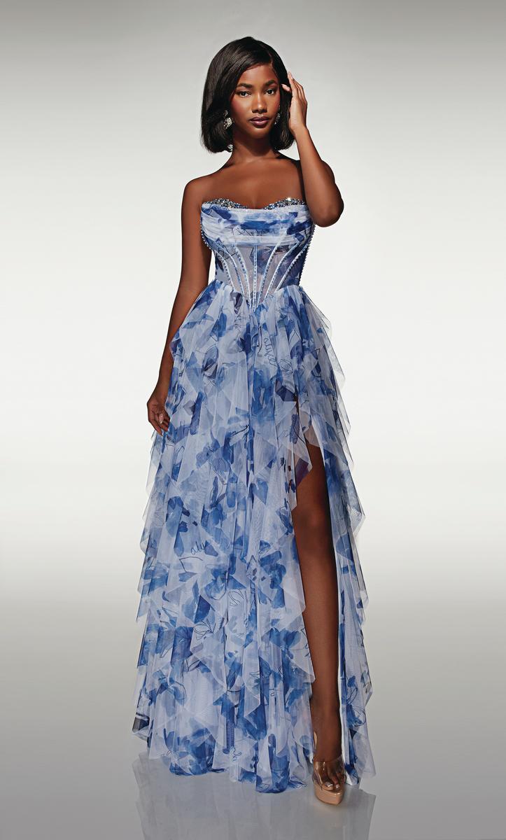 Alyce Prom Dress 62041 - Blue-Print