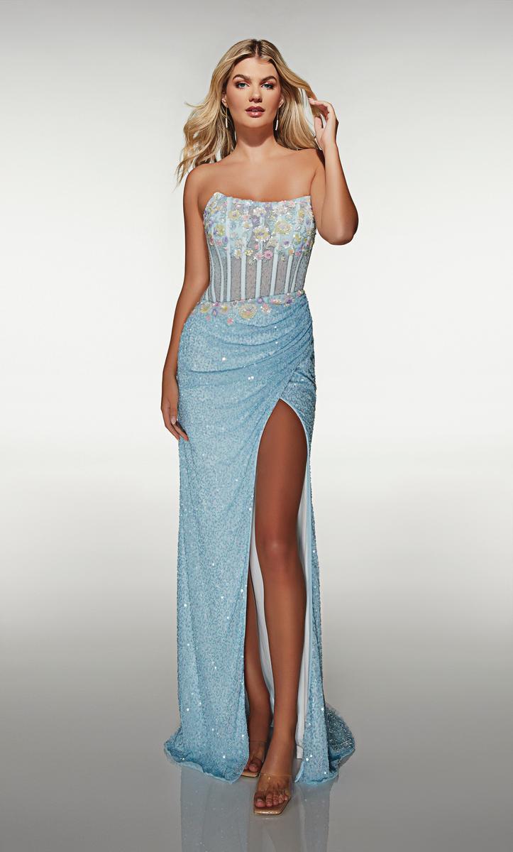 Alyce Prom Dress 62047 - Powder Blue