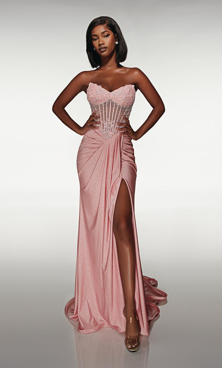 Alyce Prom Dress 62057 - Pink