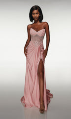 Alyce Prom Dress 62057 - Pink