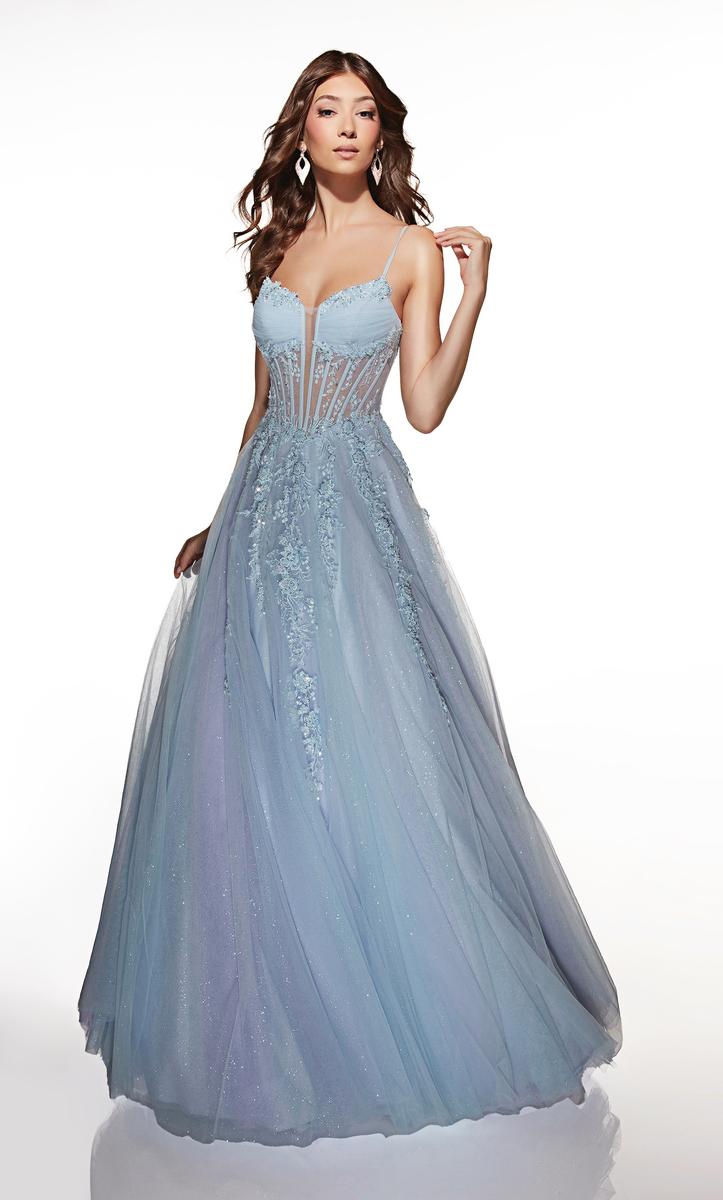 Alyce Prom Dress 62061 - Light Blue-lilac