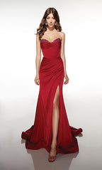 Alyce Prom Dress 62062 - Claret