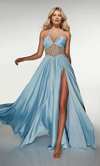 Alyce Prom Dress 62064 - Light Blue