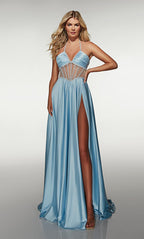 Alyce Prom Dress 62064 - Light Blue