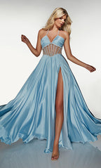Alyce Prom Dress 62064 - Light Blue