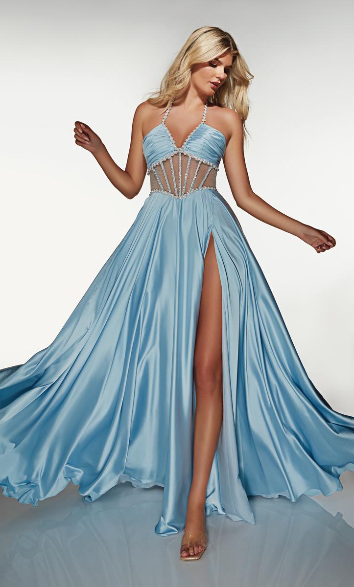 Alyce Prom Dress 62064 - Light Blue
