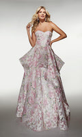 Alyce Prom Dress 62071 - Pink-White