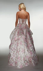 Alyce Prom Dress 62071 - Pink-White