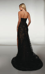 Alyce Prom Dress 62074 - Black-Sand