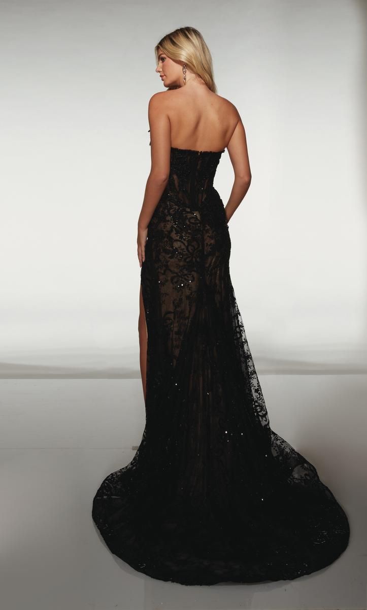 Alyce Prom Dress 62074 - Black-Sand