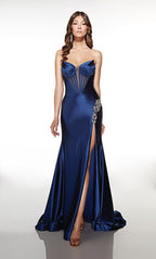 Alyce Prom Dress 62084 - Navy