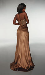Alyce Prom Dress 62087 - Gold