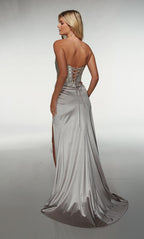 Alyce Prom Dress 62087 - Platinum