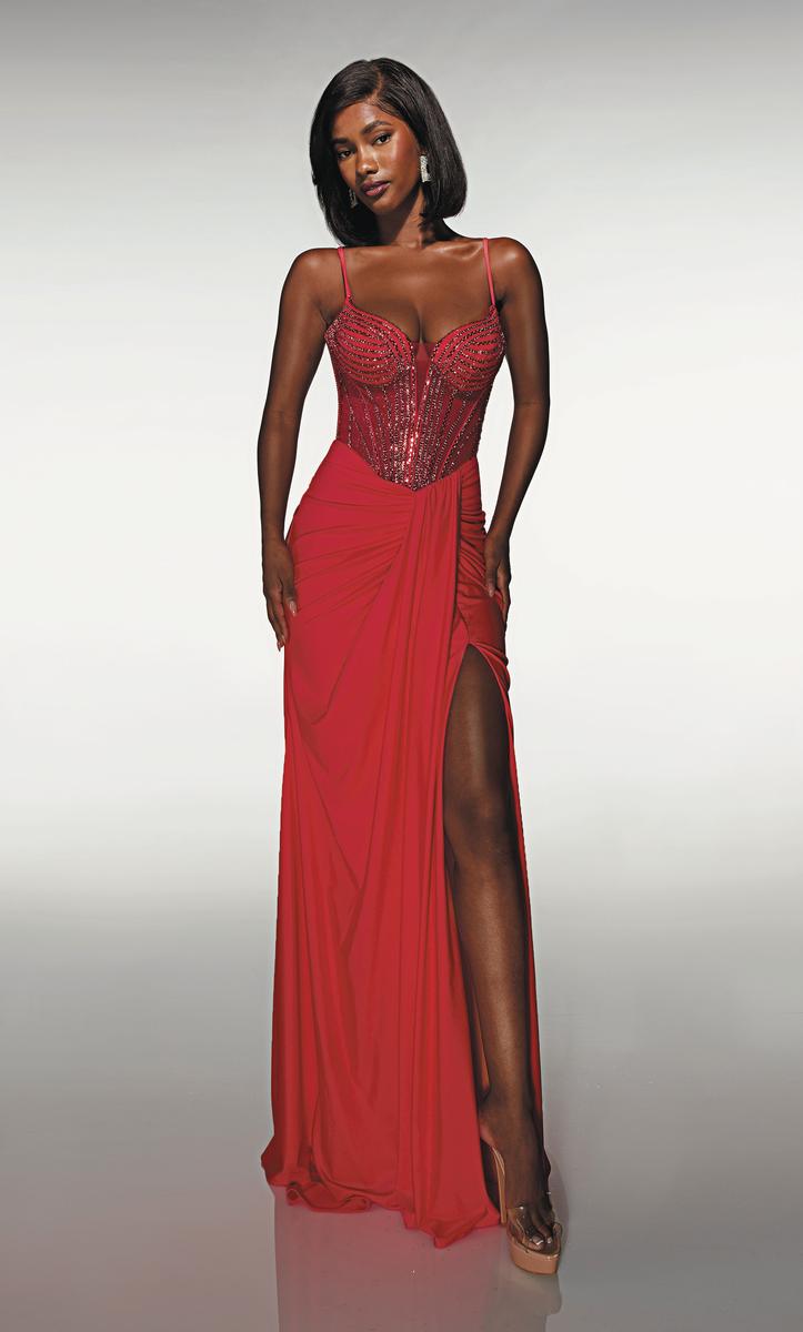 Alyce Prom Dress 62088 - Watermelon