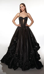 Alyce Prom Dress 62107 - Black
