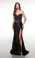 Alyce Prom Dress 62111 - Black-Multi