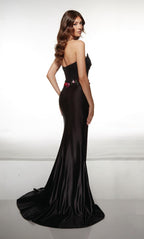 Alyce Prom Dress 62111 - Black-Multi