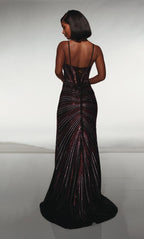 Alyce Prom Dress 62117 - Black-Fuchsia