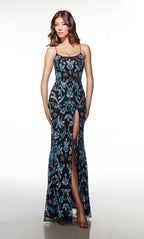 Alyce Paris Prom 62131 - Black-Multi