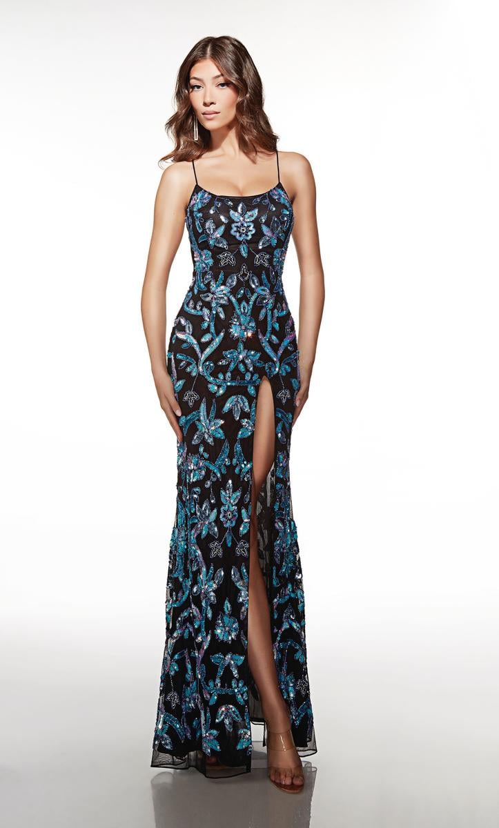 Alyce Paris Prom 62131 - Black-Multi