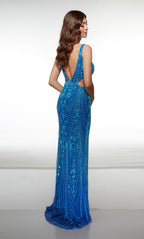 Alyce Prom Dress 62133 - Royal/Turquoise