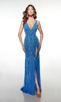Alyce Prom Dress 62133 - Royal/Turquoise