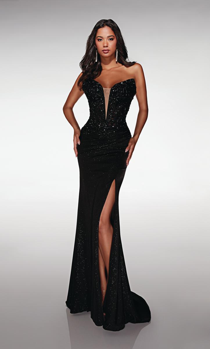 Alyce Prom Dress 62135 - Black