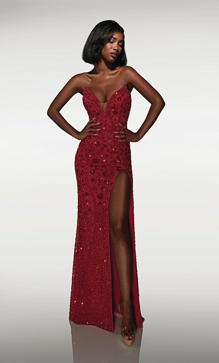 Alyce Prom Dress 62136 - Red
