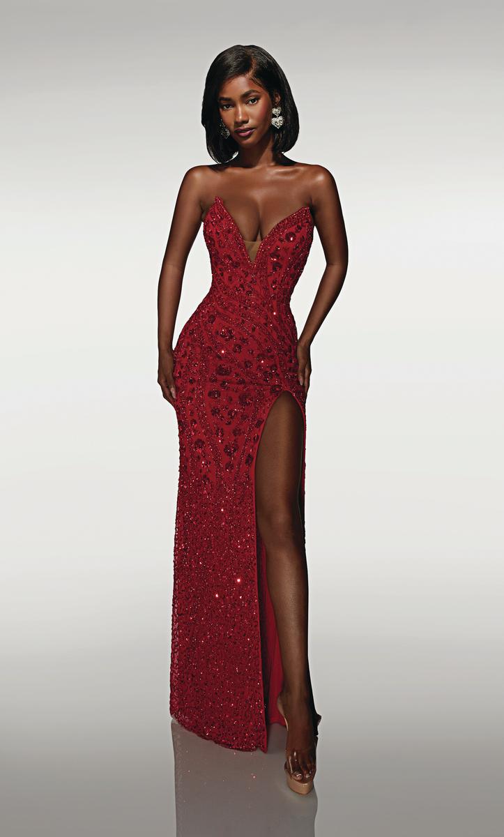 Alyce Prom Dress 62136 - Red