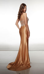 Alyce Prom Dress 62137 - Gold