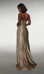 Alyce Prom Dress 62142 - Light Gold