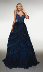 Alyce Paris Prom 62146 - Navy
