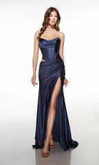 Alyce Prom Dress 62149 - Navy