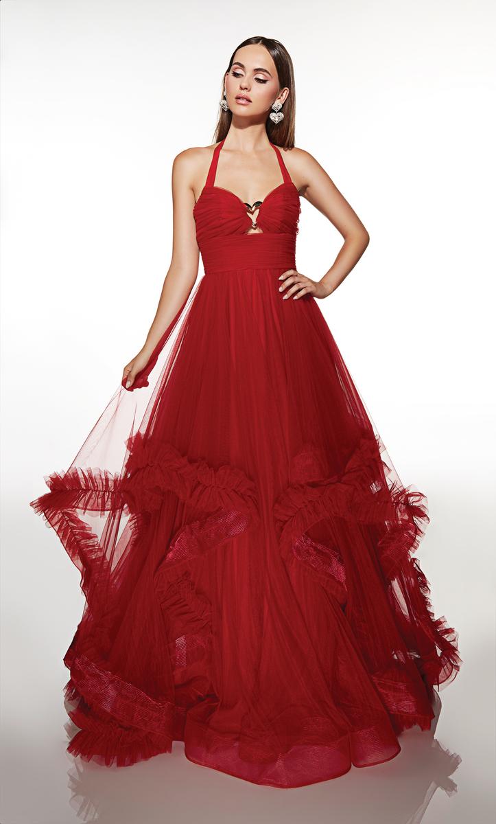Alyce Paris Prom 62151 - Red Velvet