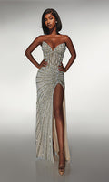 Alyce Prom Dress 62167 - Silver-sand