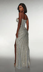 Alyce Prom Dress 62167 - Silver-sand