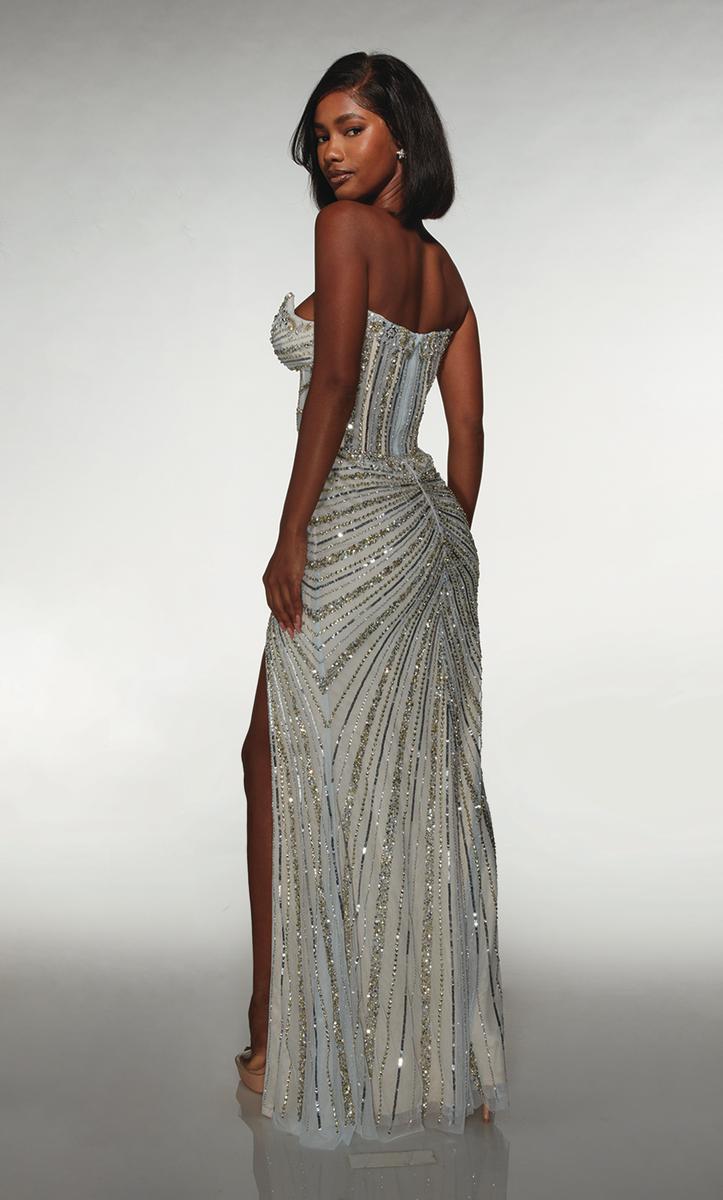 Alyce Prom Dress 62167 - Silver-sand