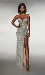 Alyce Prom Dress 62167 - Silver-sand